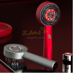 頭皮電動按摩梳生髮儀紅光養髮梳