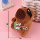 Capybara plush doll keychain