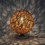 Twine Rattan Table Lamp