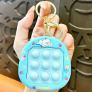 Decompression bubble fidget keychain