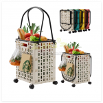 可折疊購物拉車