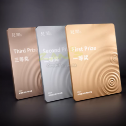 金屬漣漪獎牌獎座