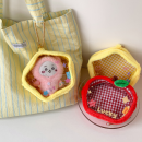 Cartoon transparent dust-proof storage bag for dolls