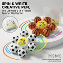 減壓陀螺螢光筆