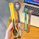 不锈钢筷子勺子套装便携餐具