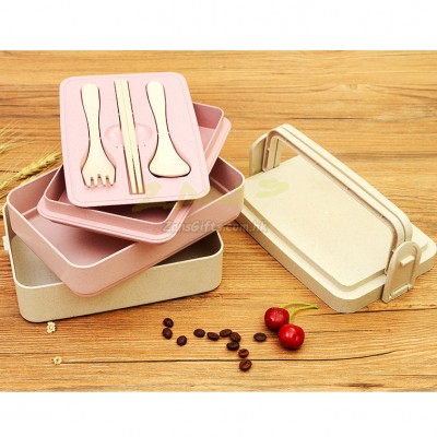 300ML Wheat Straw Lunchbox