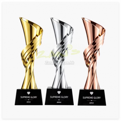 Creative Metal Crystal Trophy