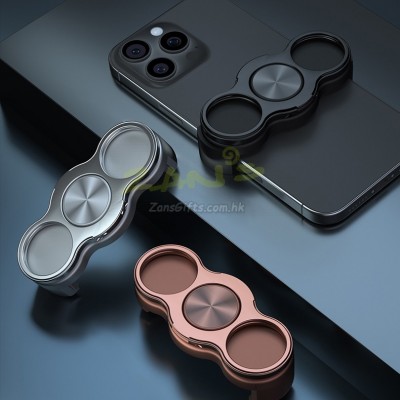 双环三指旋转背夹手机支架 双环三指旋转背夹手机支架