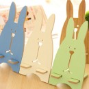 Wooden Rabbit Mobile Phone Holder