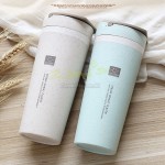 450ML Wheat Straw Double Insulated Cup