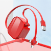 Retractable storage stand three-in-one data cable