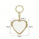 可定制折疊化妝鏡鑰匙扣