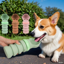 Collapsible pet water feeder