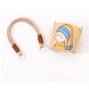 Handheld and crossbody fabric cup sleeve