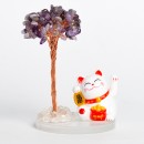 招财猫水晶树