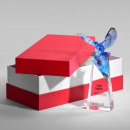 老鷹琉璃水晶獎座