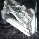 Creative Peak-top Marble Crystal Trophy
