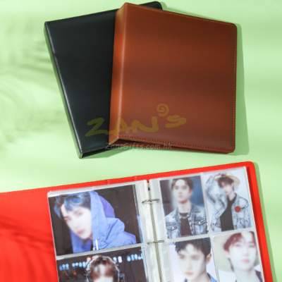 Loose-leaf idol photo card album