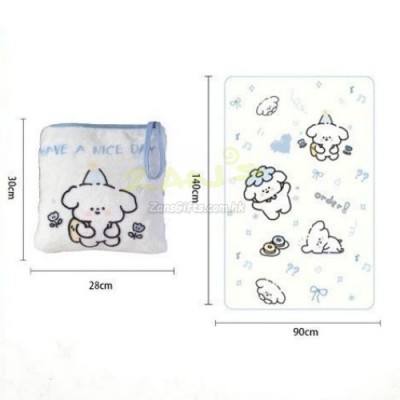 數碼印提手抱枕毯子 數碼印提手抱枕毯子