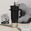 大容量不鏽鋼吸管保溫杯