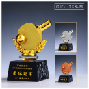 乒乓球金屬獎座