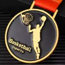 Basketball Metal Medal