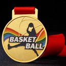 篮球金属奖牌