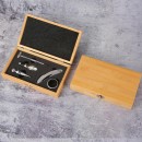 High-Grade Stainless Steel Bottle Opener Set With Bamboo Box