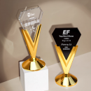 金属水晶奖座