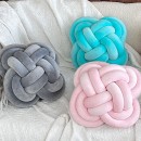 兩股編織絨面中國結抱枕 兩股編織絨面中國結抱枕