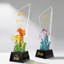 馬年水晶獎座