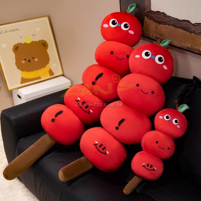 冰糖葫蘆毛絨抱枕