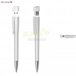 USB Pen 16GB Metallic Silver Pen