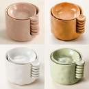 帶手柄陶瓷火鍋調料碟