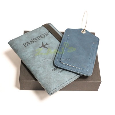 Passport Covers and Luggage Tags Gift Set