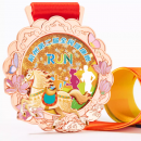 Customized Horse Year Metal Quicksand Medal