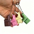 Chocolate Button Decompression Keychain