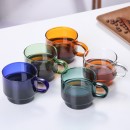 彩色玻璃咖啡杯