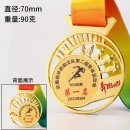 跑步金屬獎牌