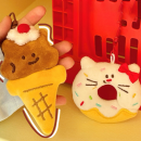 卡通甜品公仔鑰匙扣掛件