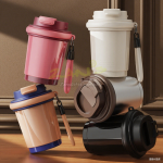 陶瓷內膽保溫杯咖啡杯