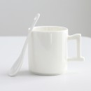 数字手柄陶瓷杯