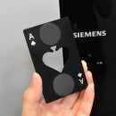 Poker card-shaped fridge magnet bottle opener
