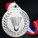 Badminton Metal Medal