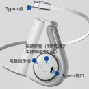Retractable power bank with built-in cable