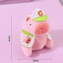 Capybara plush doll keychain