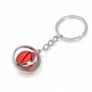 旋轉球類金屬鑰匙扣