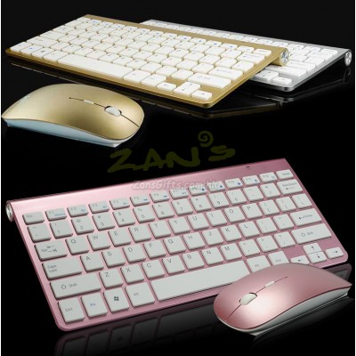 Wireless Keyboard and Mouse Combo Set