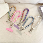 毛绒撞色手机挂绳