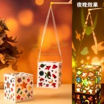 彩色玻璃紙燈籠